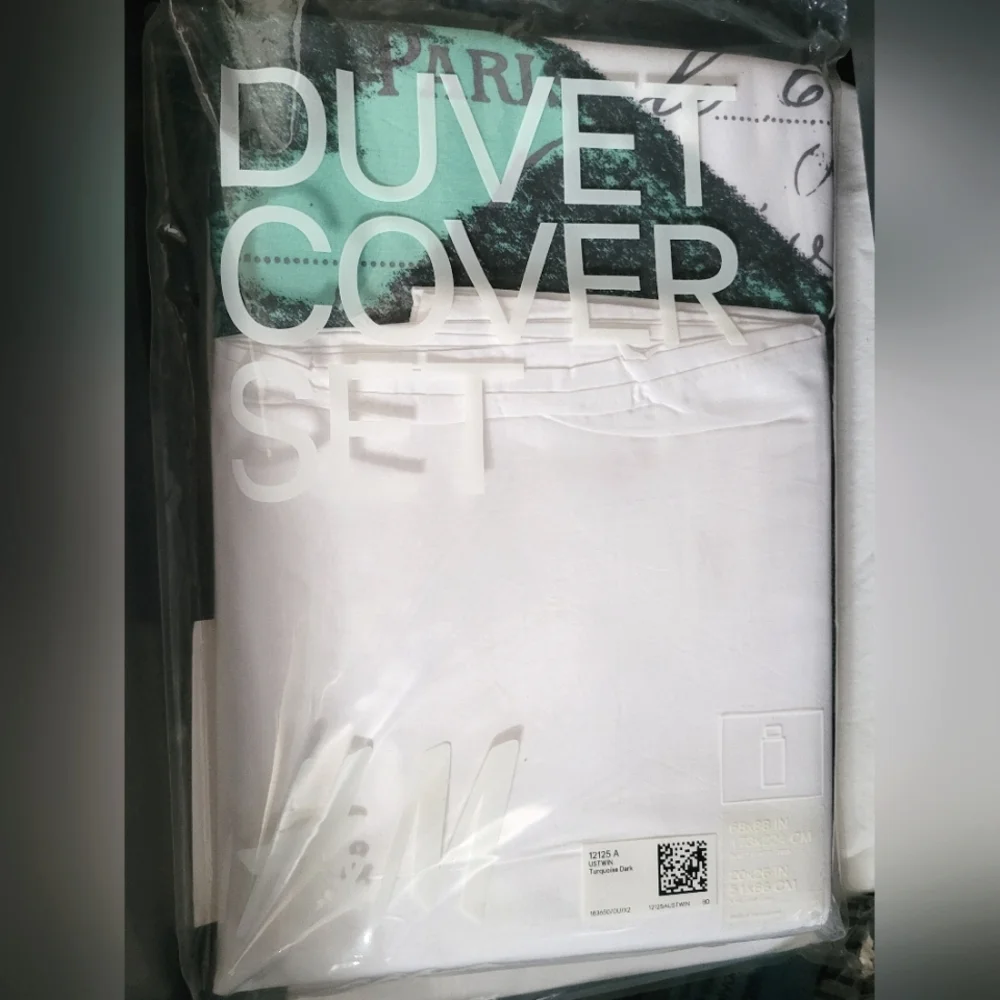 NEW H&M Papillon duvet cover twin 100% cotton